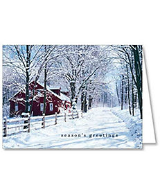 Cards: Wintery Path Holiday Card